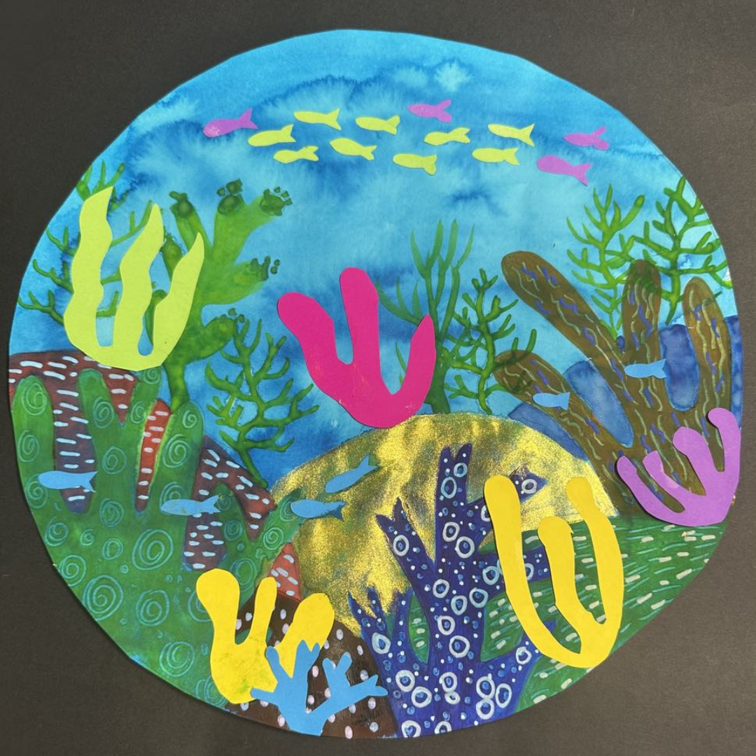 Mixed Media Underwater Rock Pools | Tuesday 30/09/2025 1pm - 3pm | Ages 5 - 8 year olds
