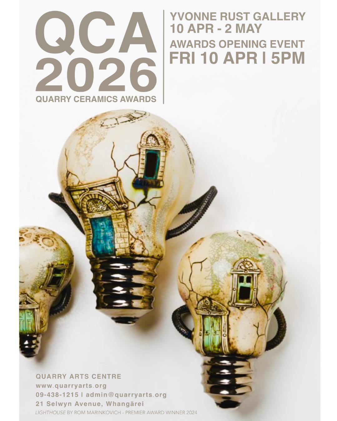 Quarry Ceramic Awards (QCA) 2026