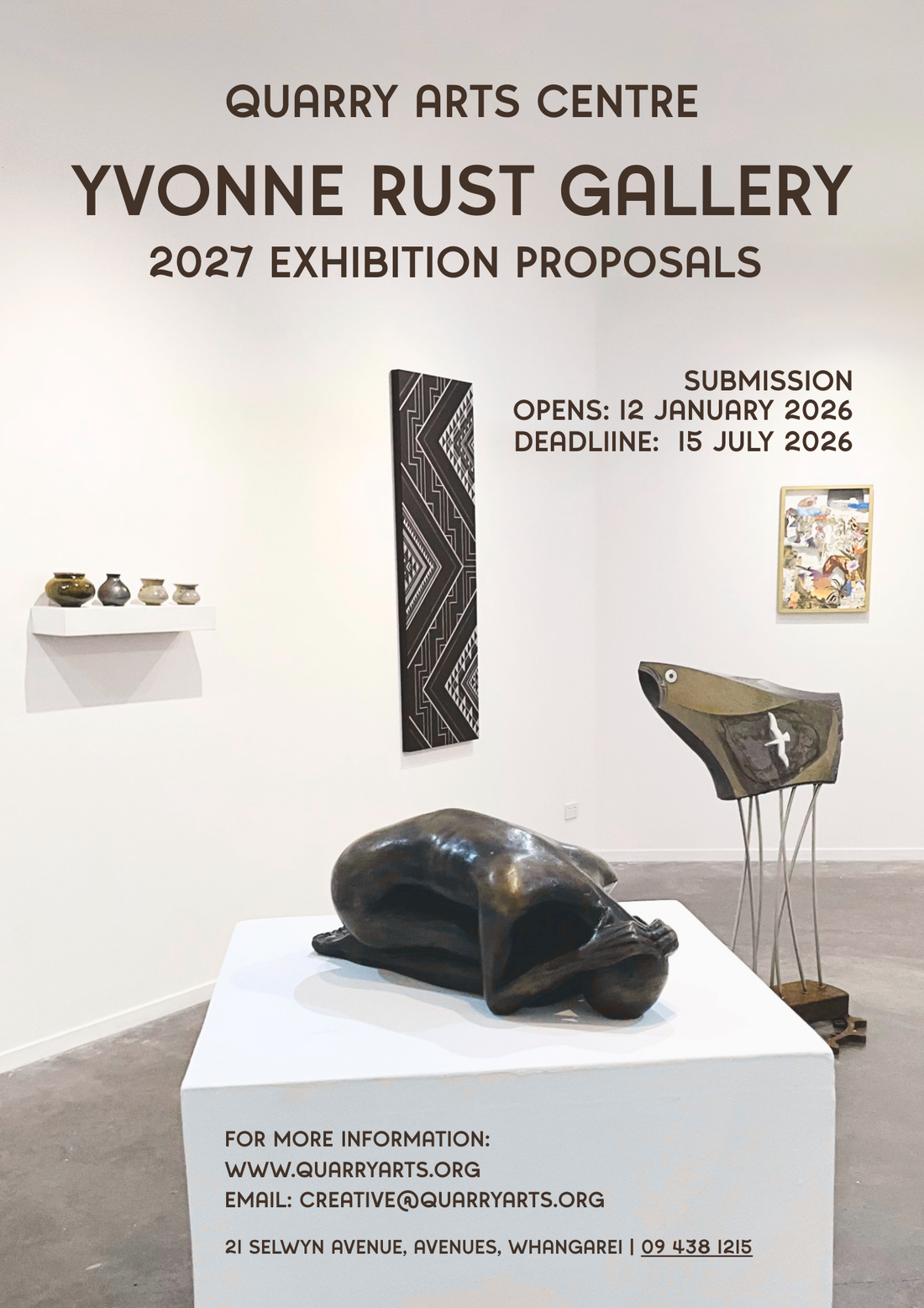 Yvonne Rust Gallery — 2027 Exhibition Submissions