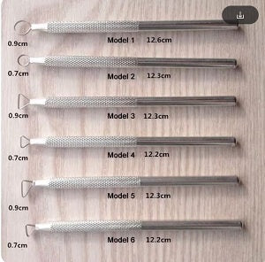 6 pc Metal Modelling Tools