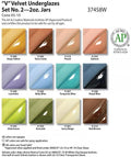 Velvet Underglaze 2oz set #2