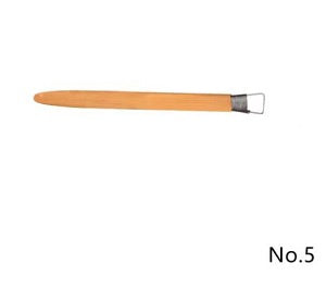 Bamboo Handled Scraper - 1.0cm head