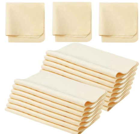 Precut Chamois 3pc - 17.5 x 14.5cm