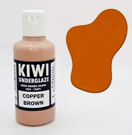 Copper Brown - Kiwi Underglaze 100ml