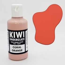 Coral Orange - Kiwi Underglaze 100ml