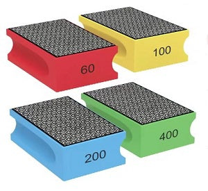 Diamond Hand Polishing Pads set of 4