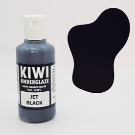 Jet Black - Kiwi Underglaze 100ml