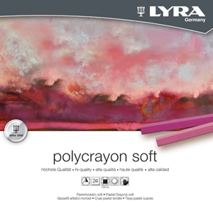 Lyra Polycrayon Soft Chalk Set - 24