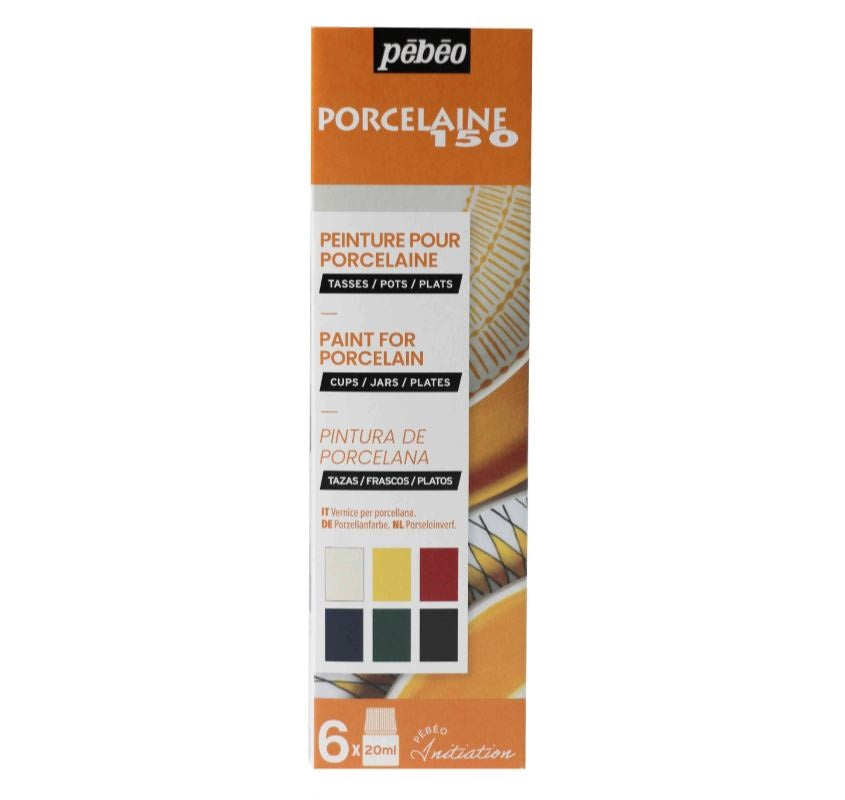Porcelaine Paint - 150 - 20ml - Set of 6 - #1
