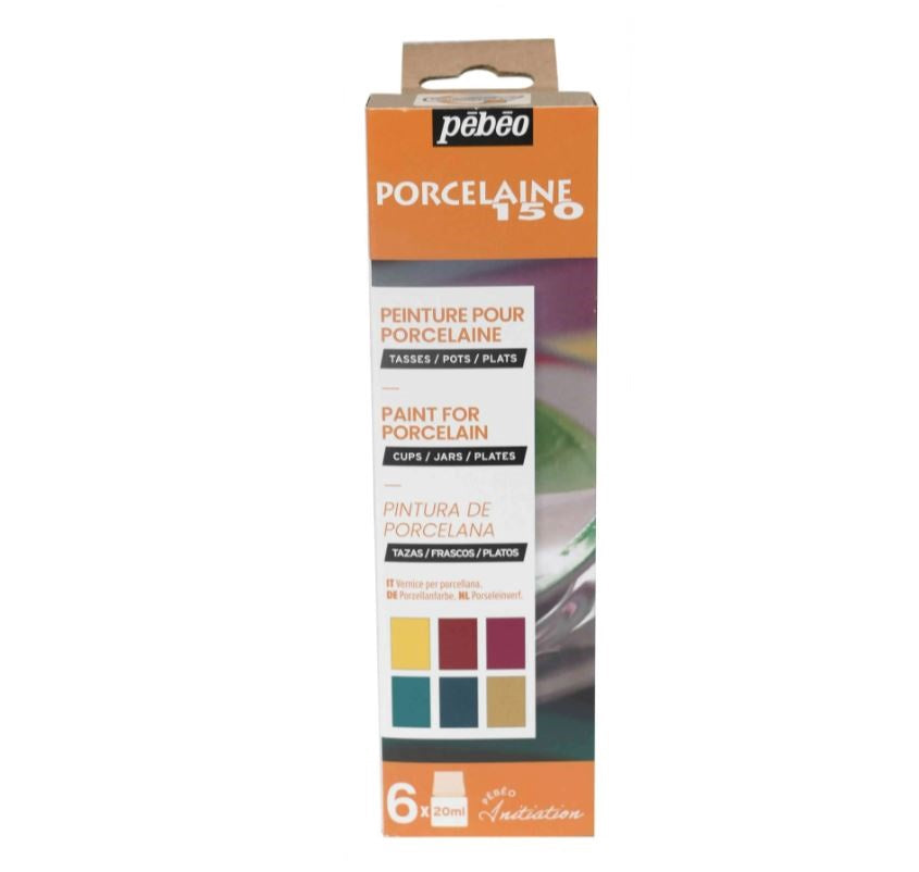 Porcelaine Paint - 150 - 20ml - Set of 6 - #2