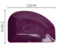 Plastic Rubber Scraper - Purple