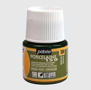 Porcelaine Paint - Shimmer Bronze - 45ml