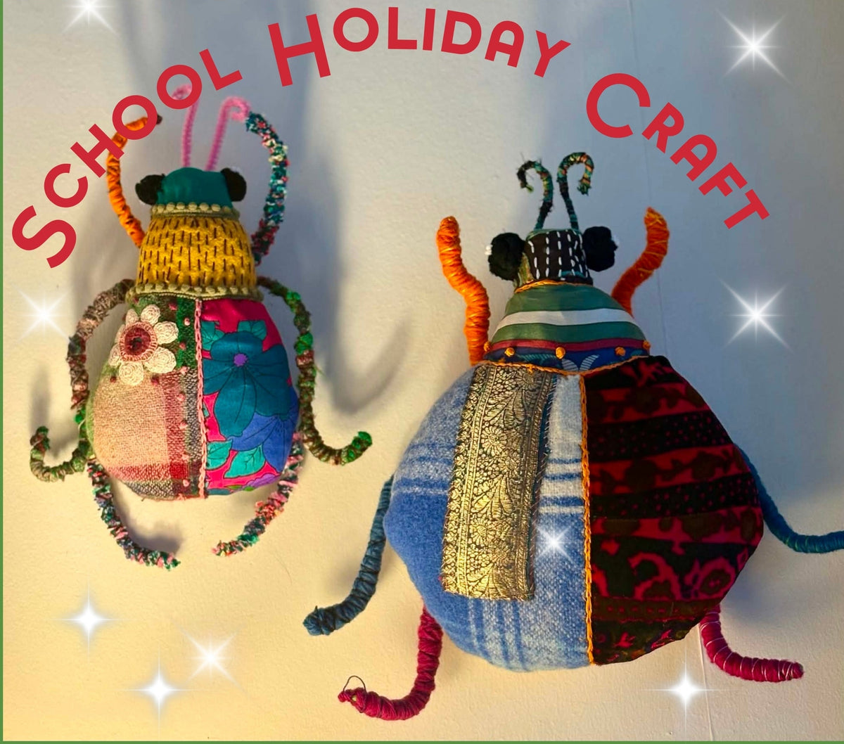 School Holiday Crafts | Scrappy Wall-Bug!  | Wednesday 30th September 2026 | 9am-1pm