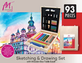 AA Sketch & Draw Wood Box Set - 93 Pieces