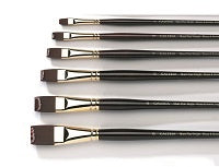 Winsor Newton Brush Galeria Long Handled Short Flat #4