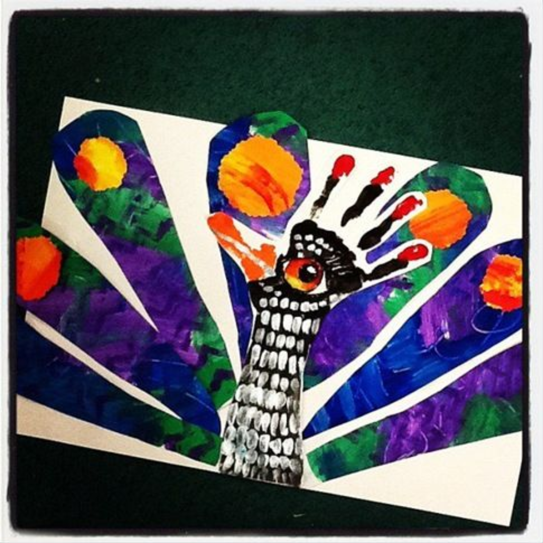 Warm and Cool Peacocks | Thursday 22nd January 2026 1pm-3pm | Ages 5 - 8 year olds