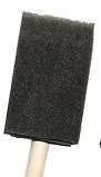 Foam Brush - Wooden Handle - 2