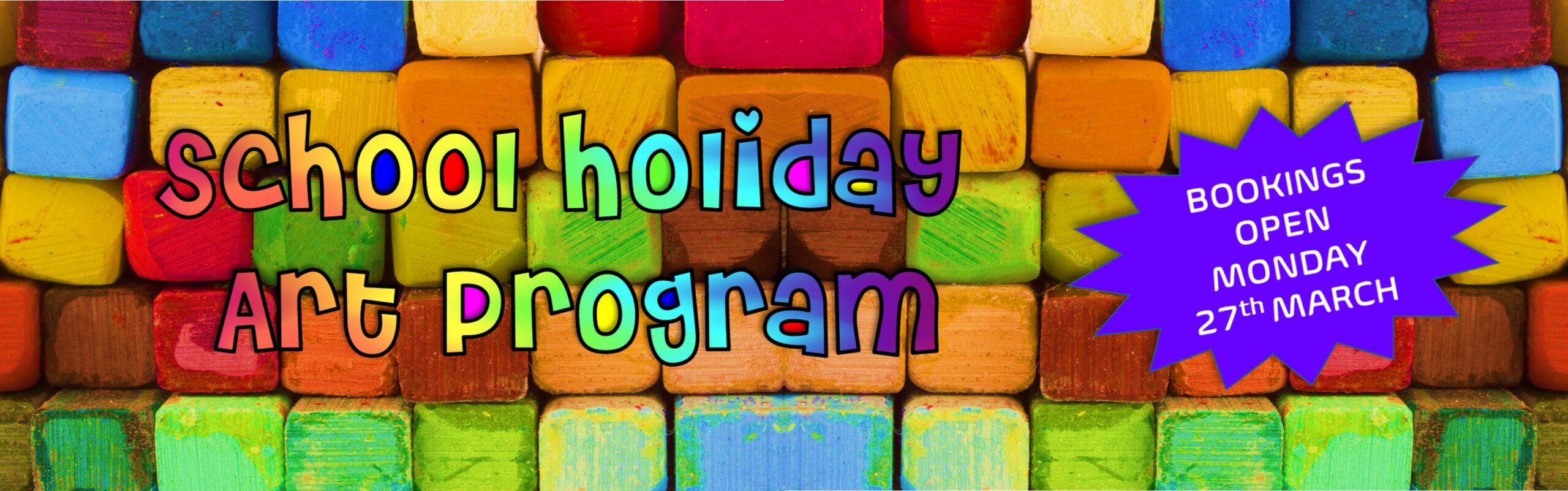 School holiday program April 2023 - Bookings open Monday 27 March